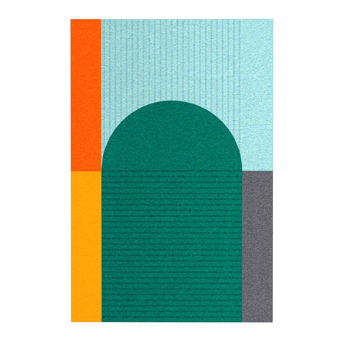 Acoustic Wall Art Panels RING 4 energy swatch on white background Decormania UK