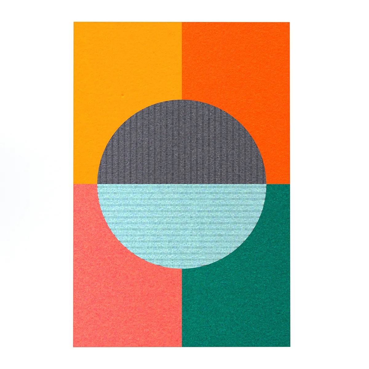 Acoustic Wall Art Panels RING 5 energy swatch on white background Decormania UK 