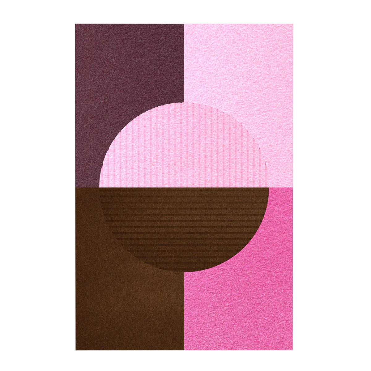 Acoustic Wall Art Panels RING 5 macaroon swatch on white background Decormania UK