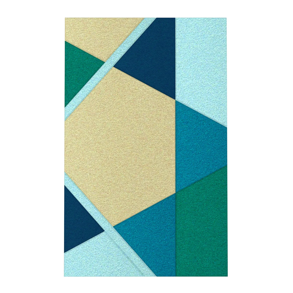 Acoustic Wall Art Panels SAIL 1 ocean swatch on white background Decormania UK