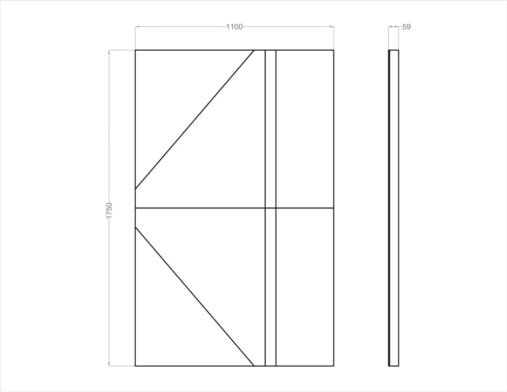 Acoustic Wall Art Panels SAIL 2 dimensions Decormania UK