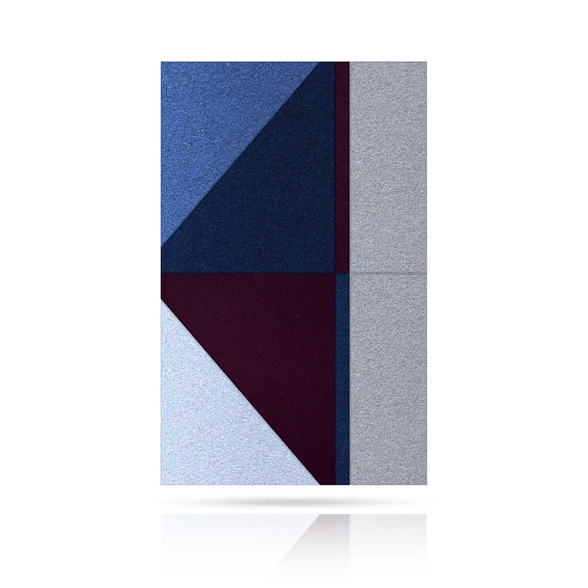 Acoustic Wall Art Panels SAIL 2 plum on white background Decormania UK