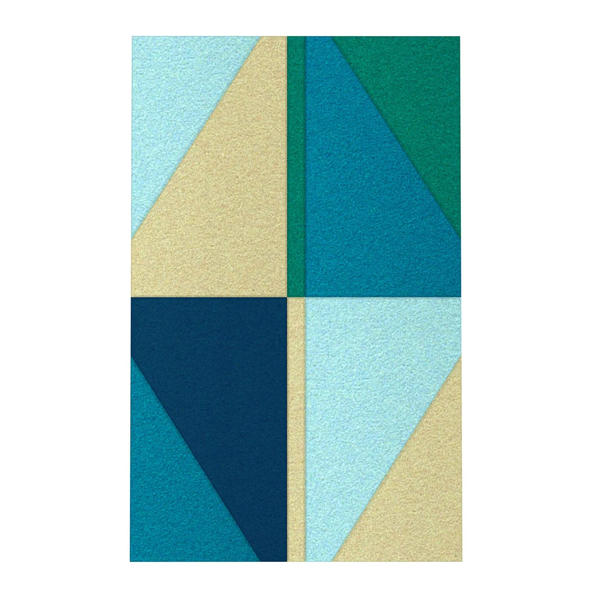 Acoustic Wall Art Panels SAIL 3 ocean swatch on white background DecorMania UK