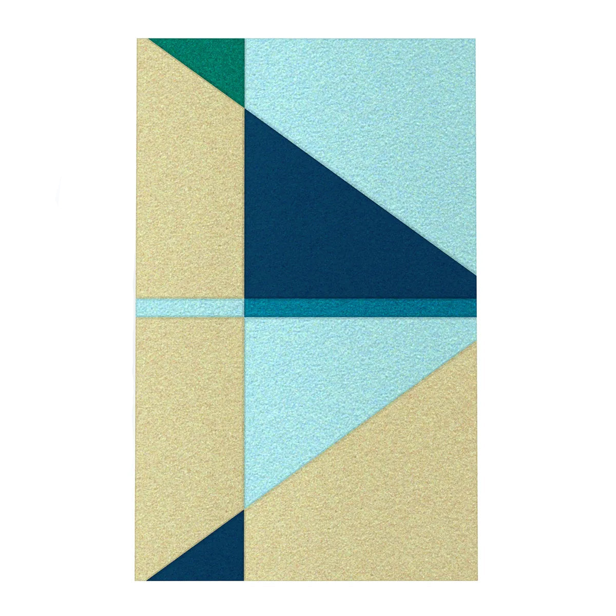 Acoustic Wall Art Panels SAIL 5 ocean swatch on white background Decormania UK