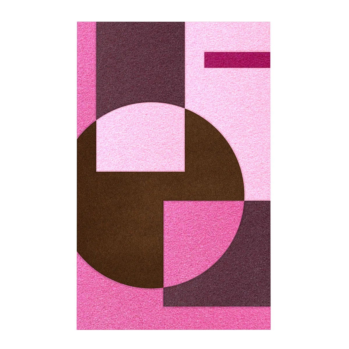 Acoustic Wall Art Panels SHAPES 1 macaroon swatch on white background Decormania UK