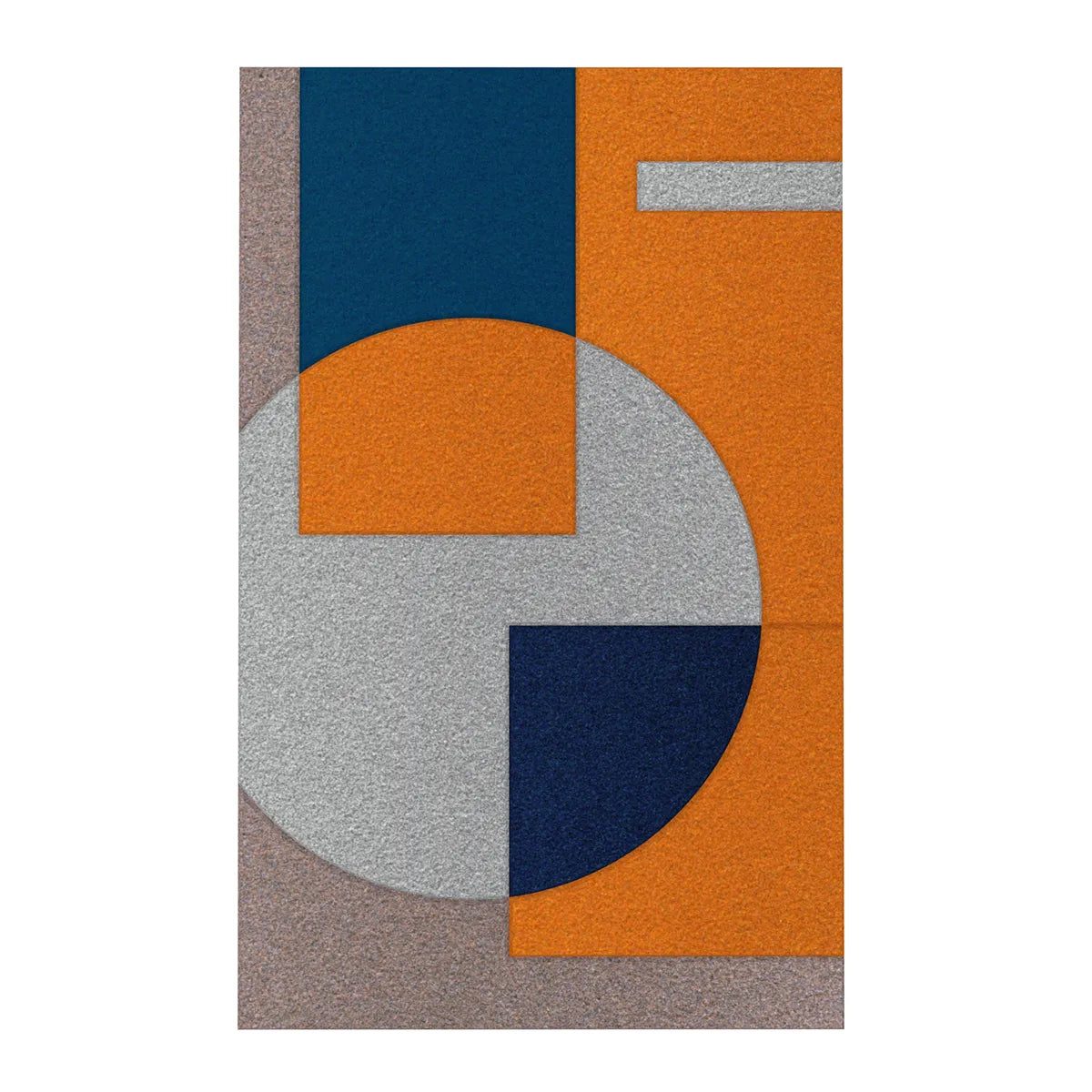 Acoustic Wall Art Panels SHAPES 1 beetle swatch on white background Decormania UK