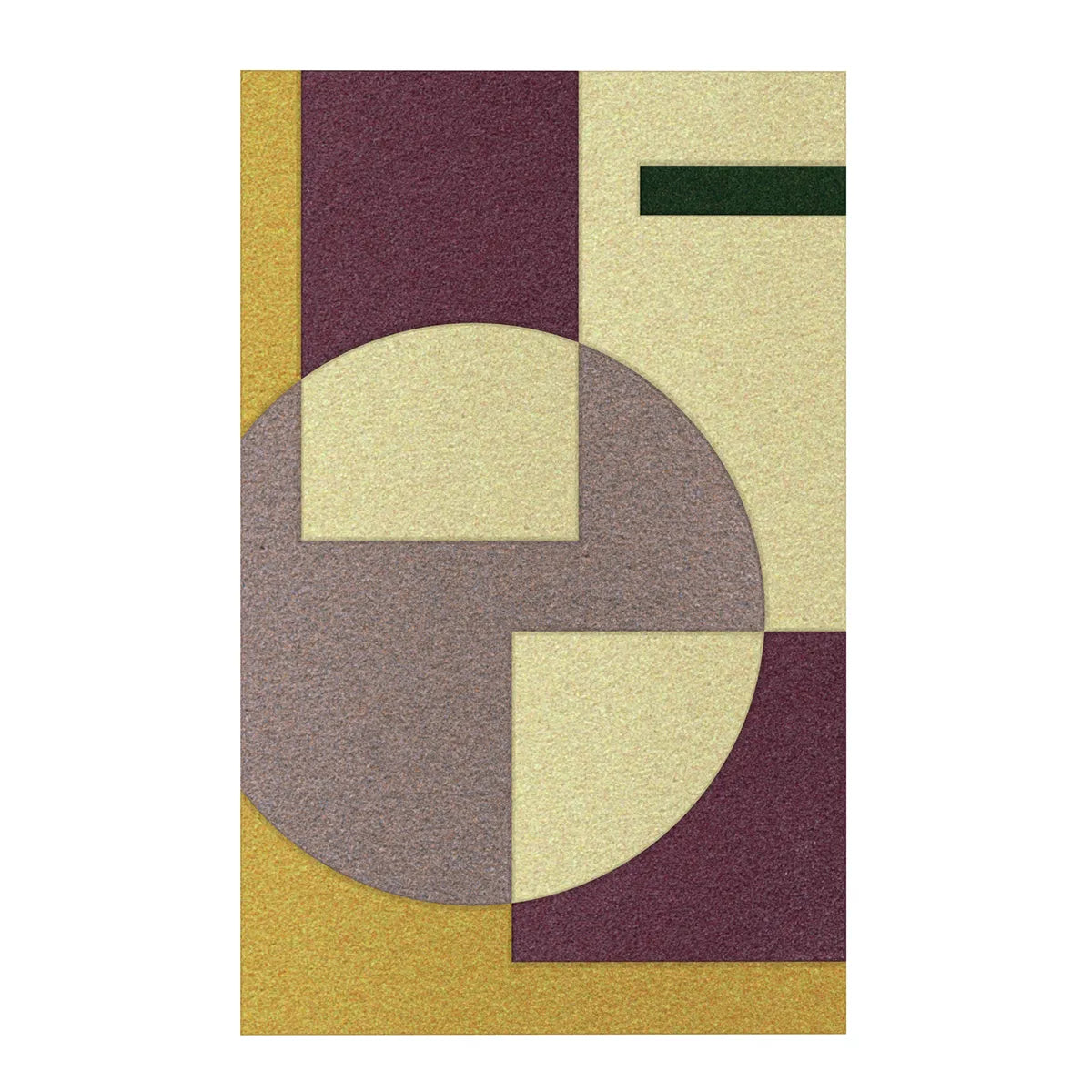 Acoustic Wall Art Panels SHAPES 1 fig swatch on white background Decormania UK