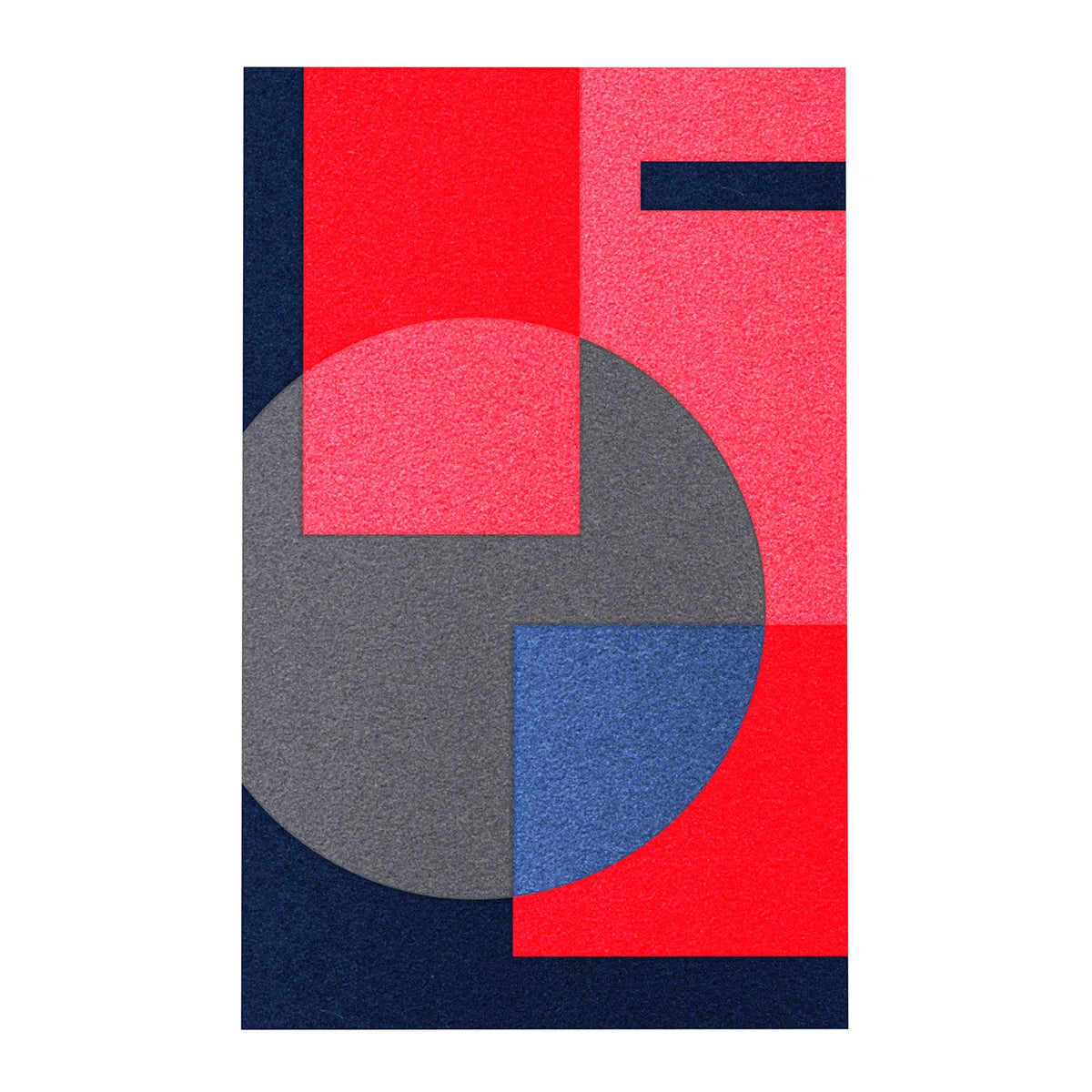 Acoustic Wall Art Panels SHAPES 1 lava swatch on white background Decormania UK