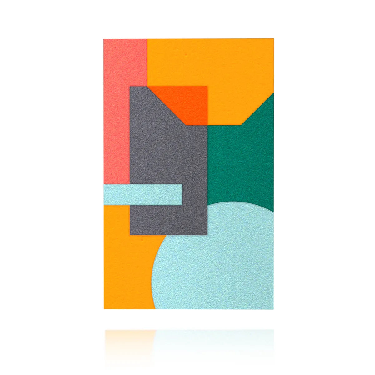 Acoustic Wall Art Panels SHAPES 2 energy swatch on white background Decormania UK