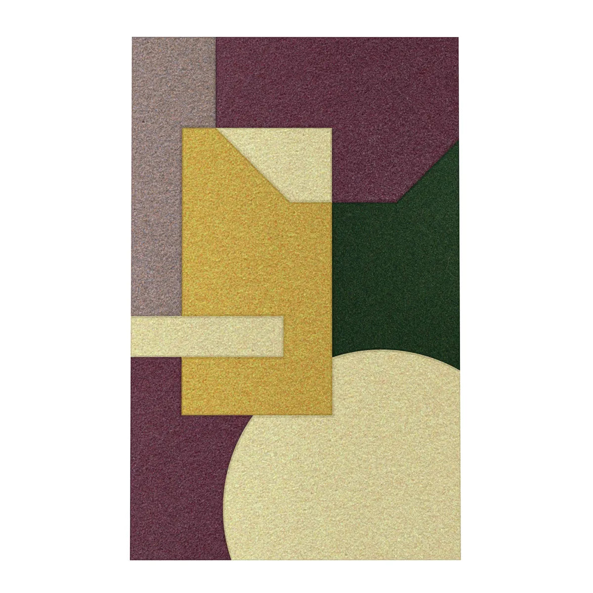 Acoustic Wall Art Panels SHAPES 2 Decormania UK fig swatch on white background