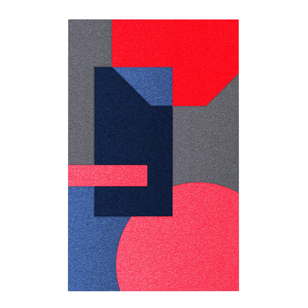 Acoustic Wall Art Panels SHAPES 2 Decormania UK lava swatch on white background