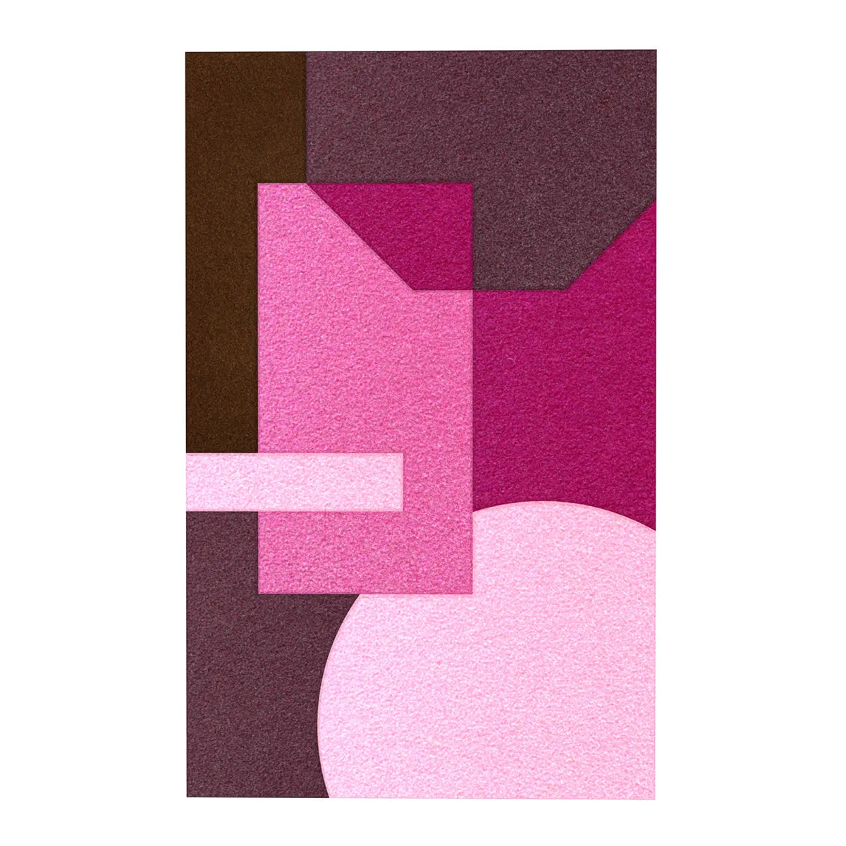 Acoustic Wall Art Panels SHAPES 2 macaroon swatch on white background Decormania UK