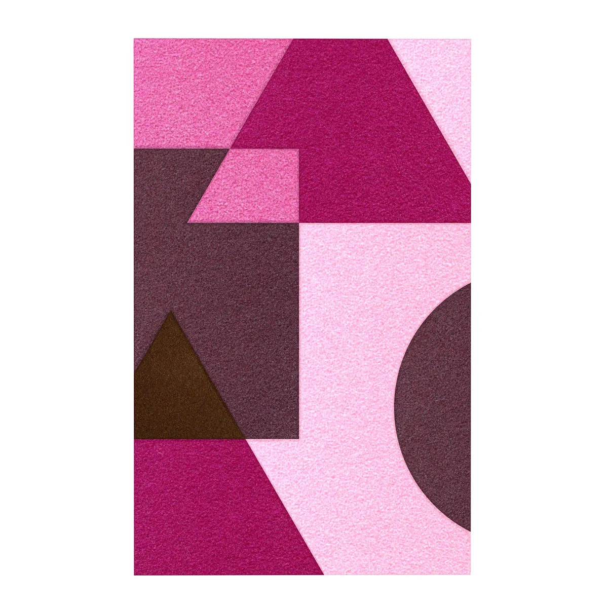 Acoustic Wall Art Panels SHAPES 3 macaroons swatch on white background Decormania UK