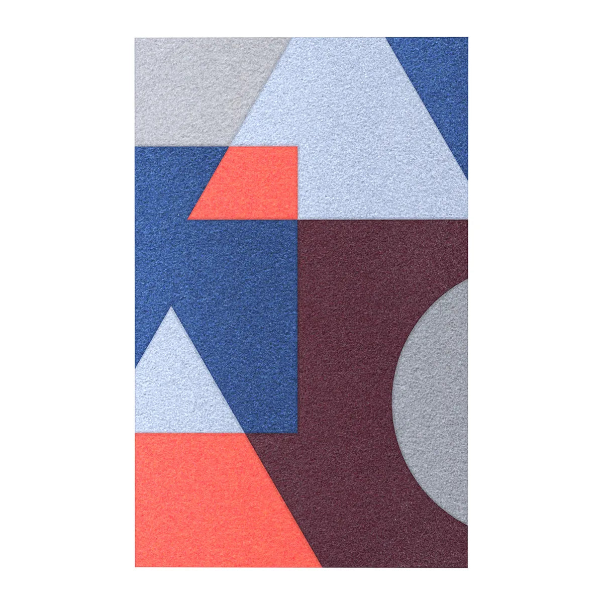 Acoustic Wall Art Panels SHAPES 3 venezia swatch on white bakcground Decormania UK