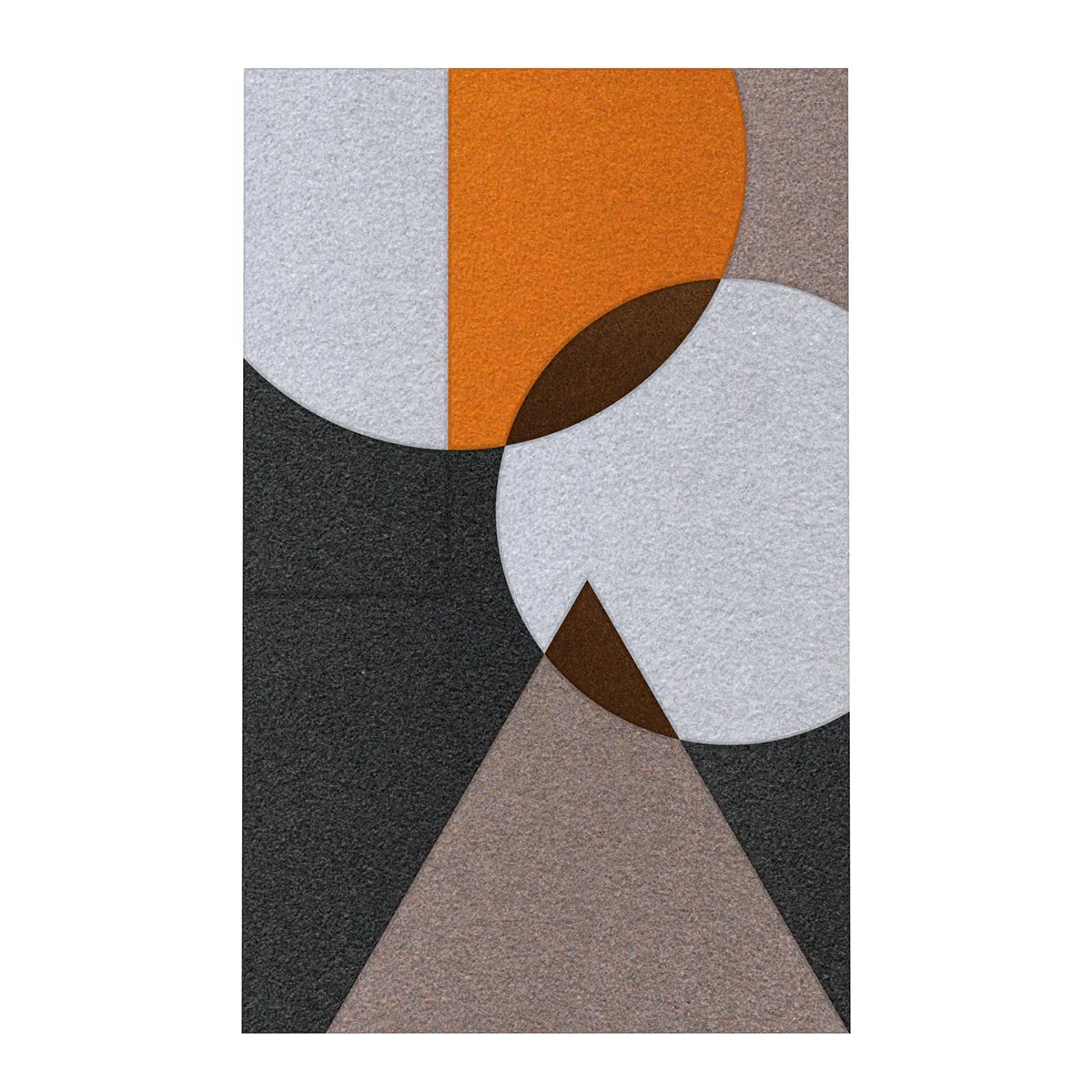 Acoustic Wall Art Panels SHAPES 4 ore swatch on white background Decormnia UK