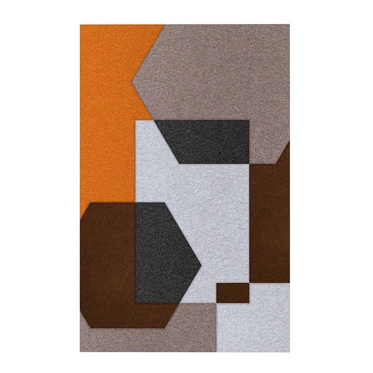 Acoustic Wall Art Panels SHAPES 5 ore swatch on white background Decormania UK