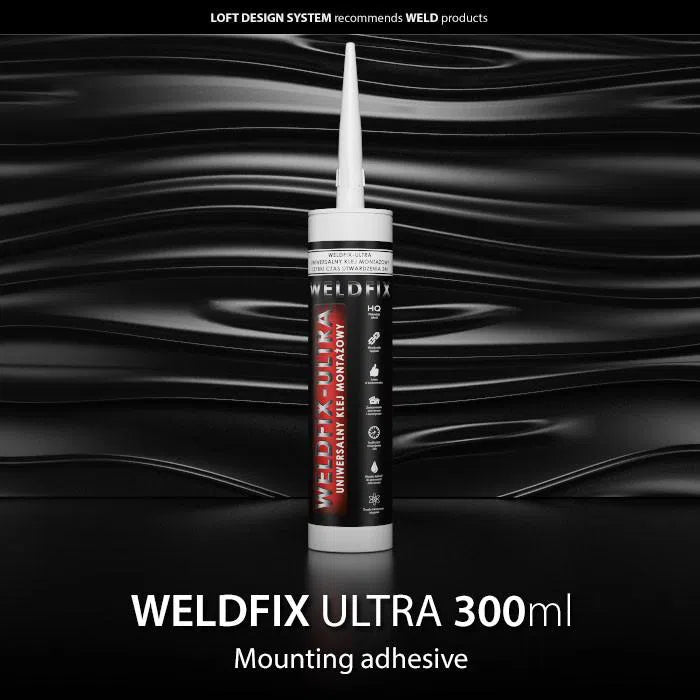 Adhesives & accessories - WELDFIX ULTRA Mounting Adhesive on black background Decormania UK
