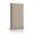 Warm ivory bespoke upholstered wall panel on white background