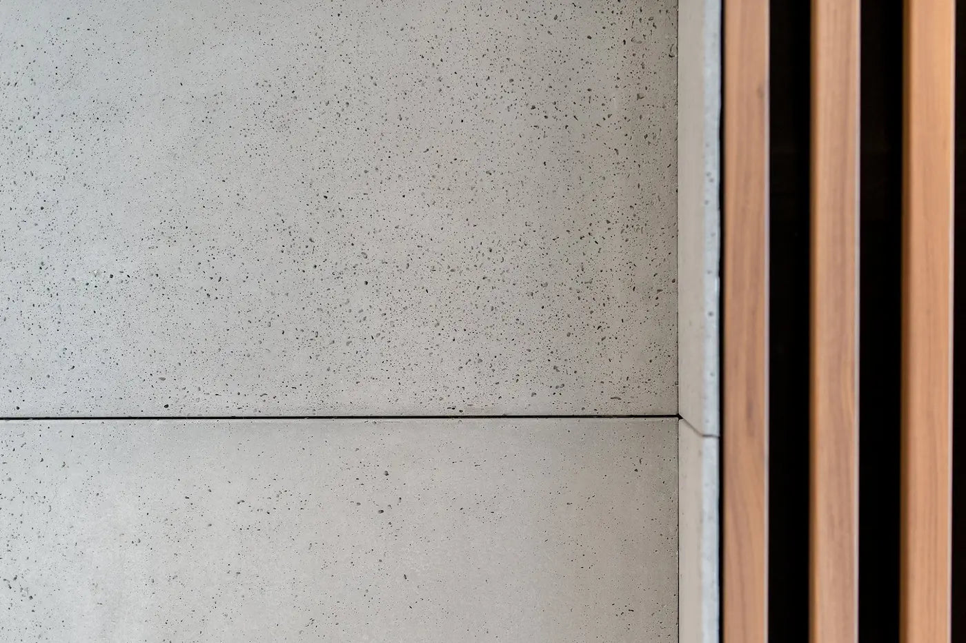 Close-up view of Architectural Concrete Wall Panels - Interior  | DecorMania UK