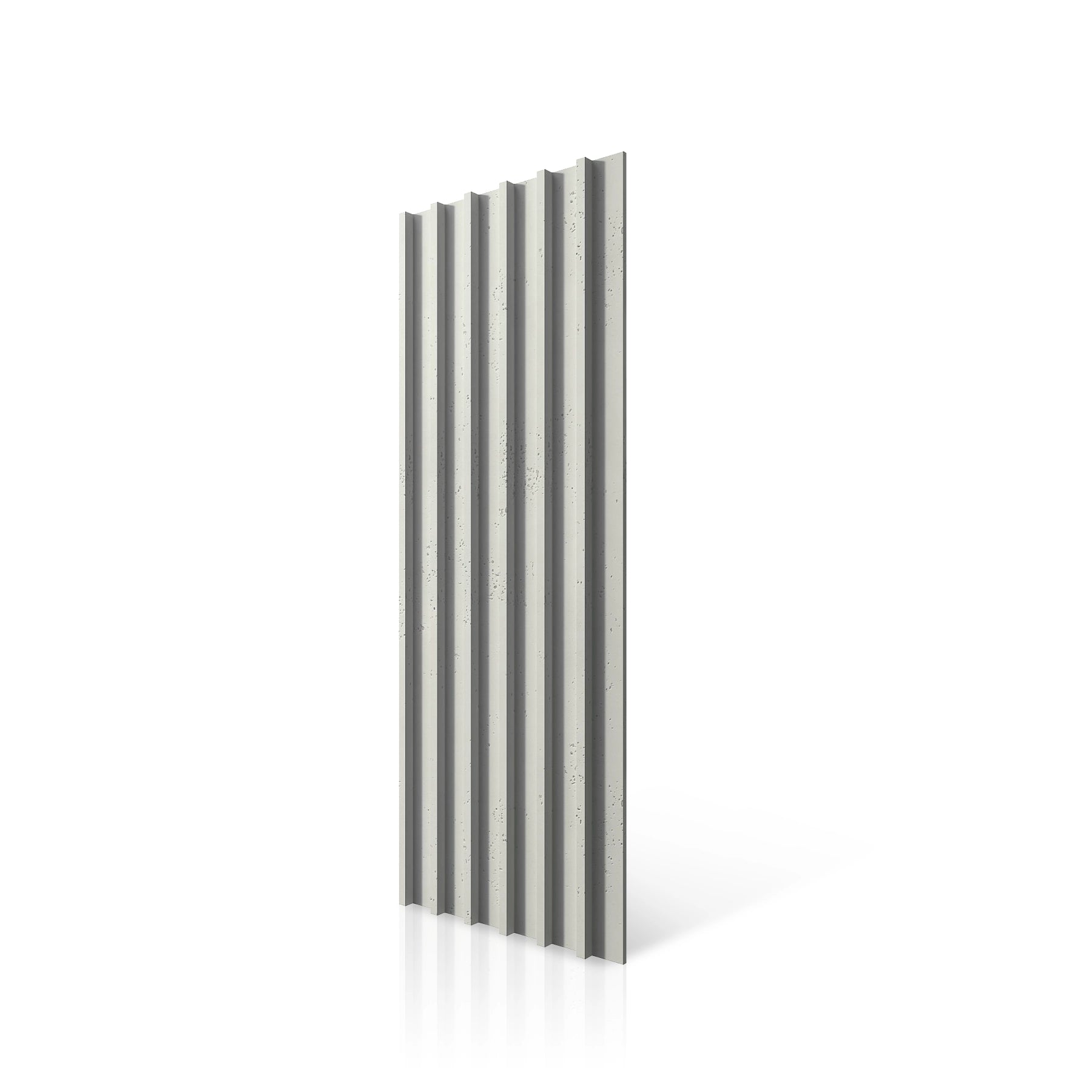 3D Concrete Wall Panels RIFT L colour swatch on white background DecorMania UK