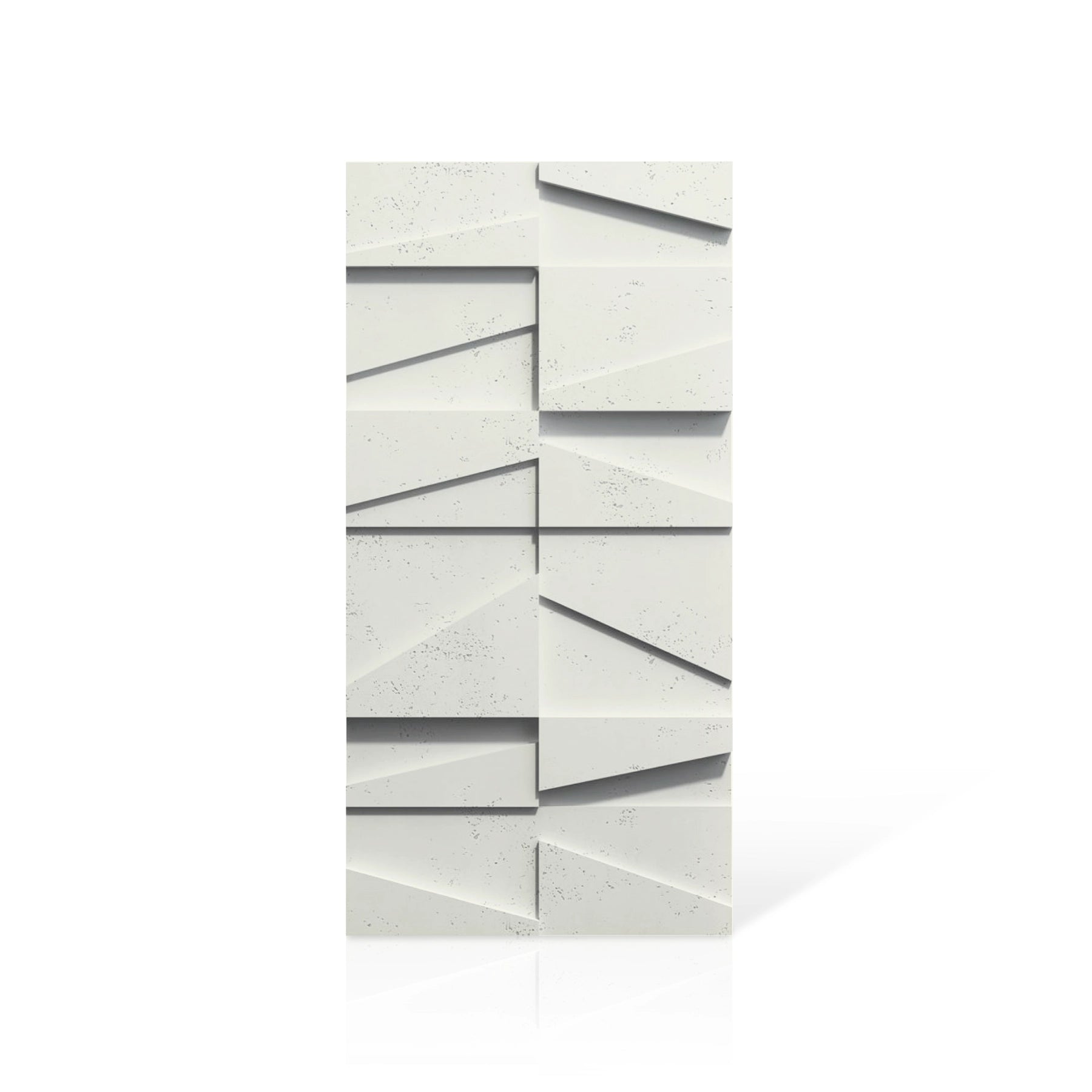 3D Concrete Wall Panels MULTI BOOKCASE colour swatch on white background DecorMania UK