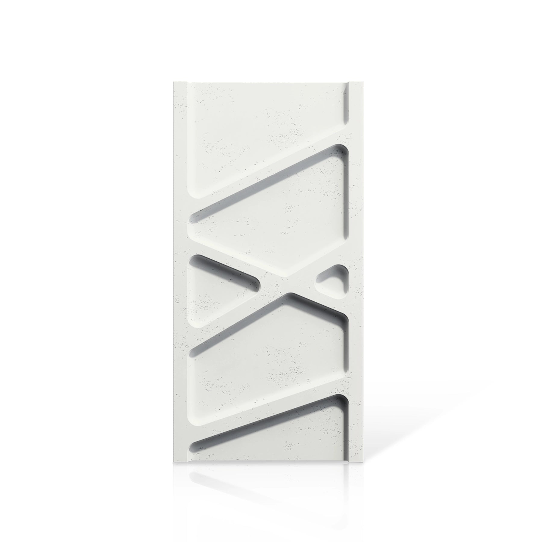 3D Concrete Wall Panels PARALELL colour swatch on white background DecorMania UK