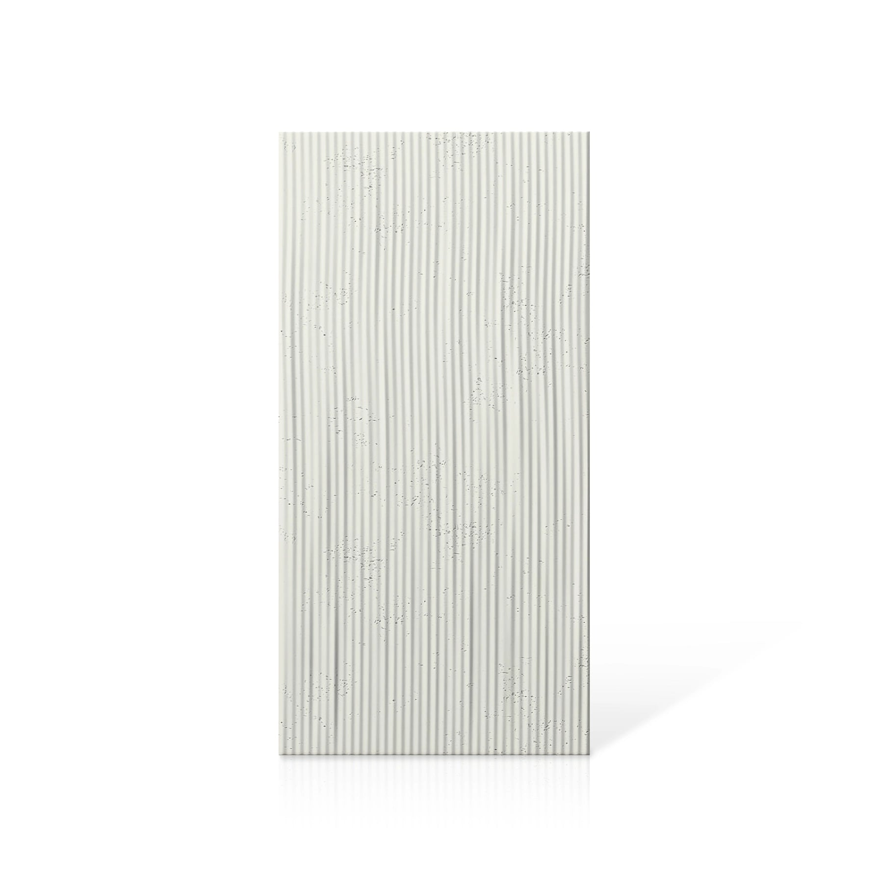 3D Concrete Wall Panels RIDGES colour swatch on white background DecorMania UK