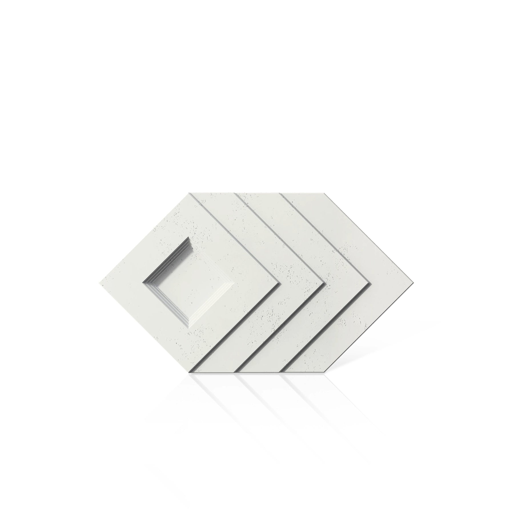 3D Concrete Wall Panels SHADOW colour swatch on white background DecorMania UK