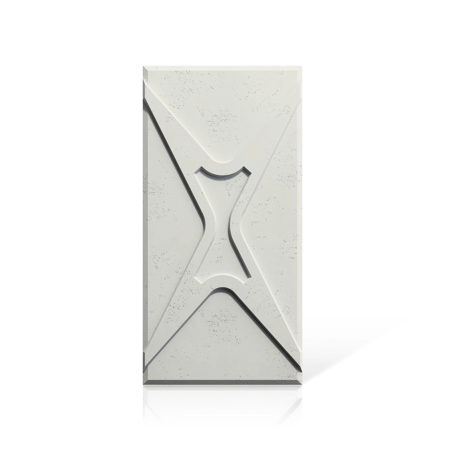 3D Concrete Wall Panels STARS colour swatch on white background DecorMania UK