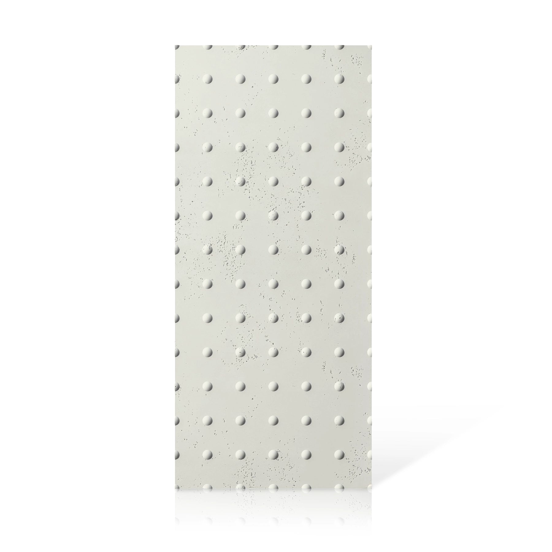 3D Concrete Wall Panels STEEL DOTS colour swatch on white background DecorMania UK
