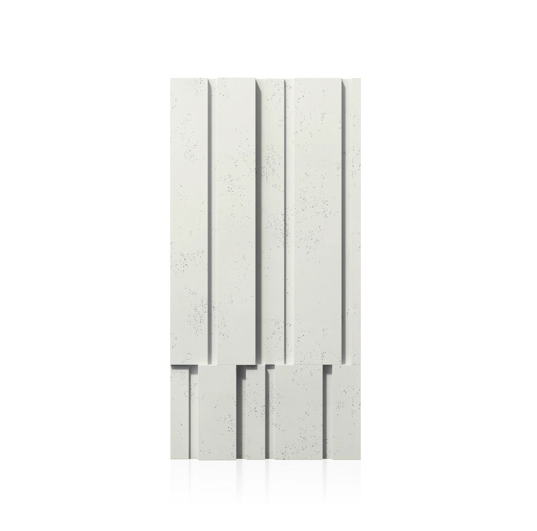 3D Concrete Wall Panels ROOFTOPS colour swatch on white background DecorMania UK