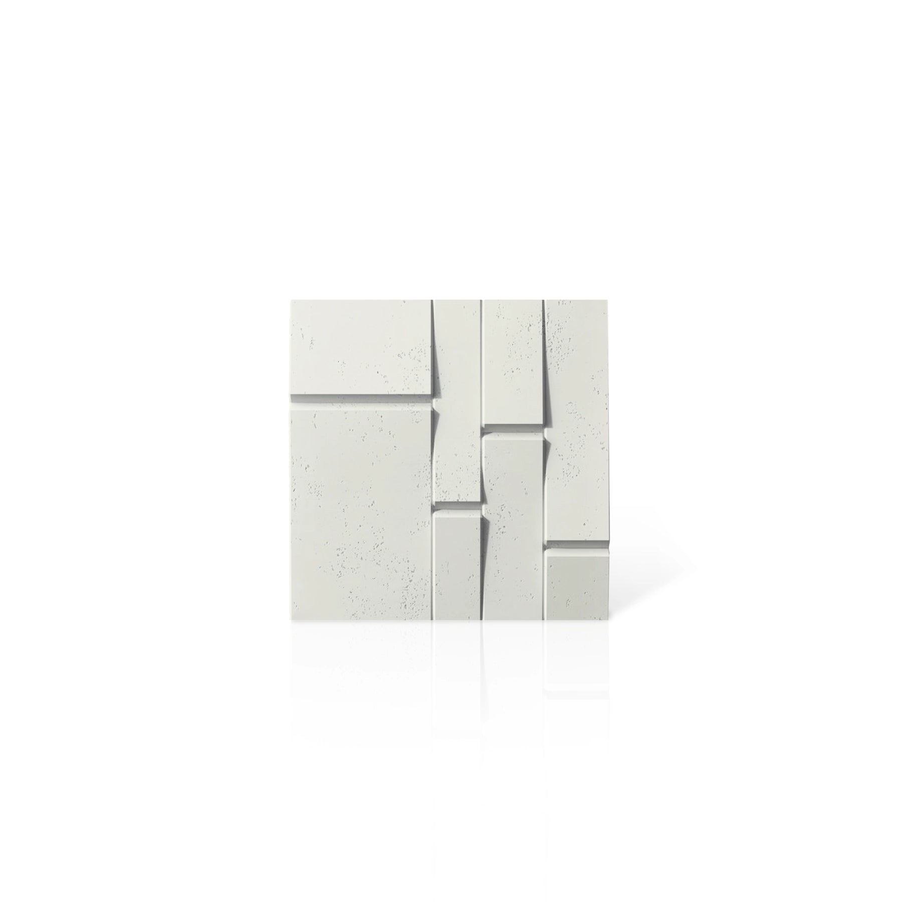 3D Concrete Wall Panels BREAK OUT colour swatch on white background DecorMania UK