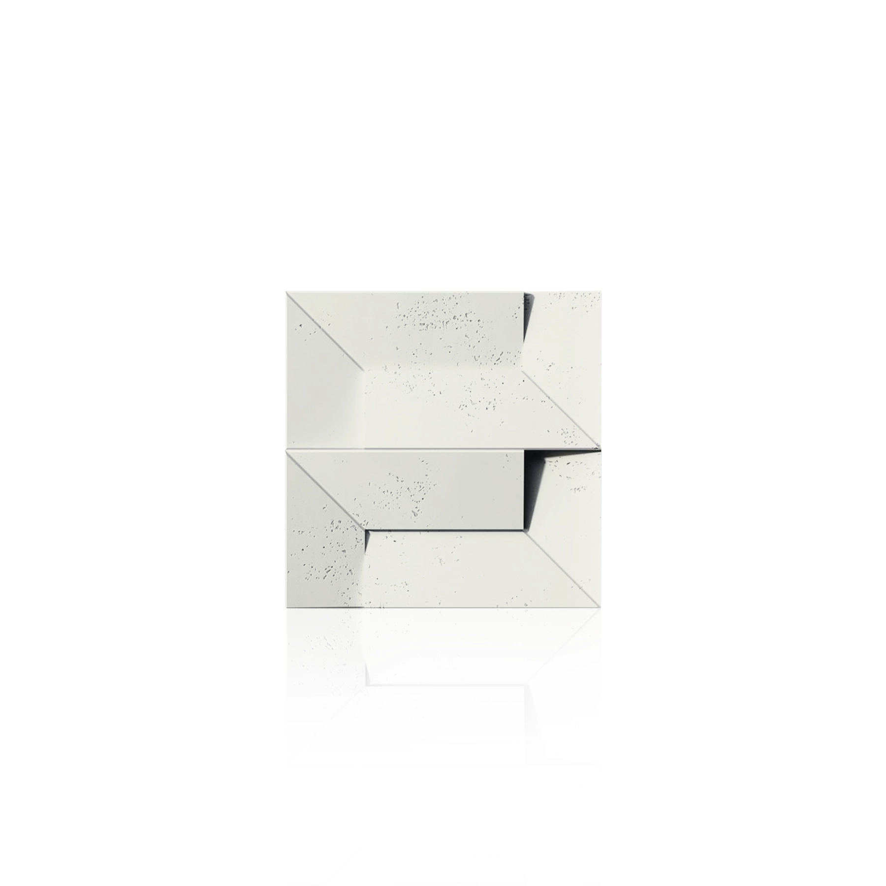 3D Concrete Wall Panels TRANSFORMER colour swatch on white background DecorMania UK