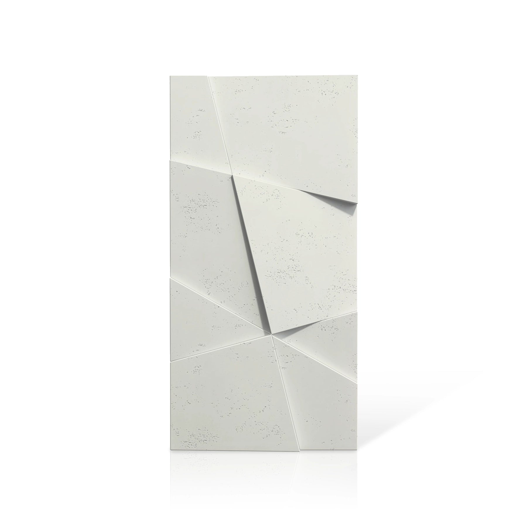 3D Concrete Wall Panels CRYSTAL colour swatch on white background DecorMania UK