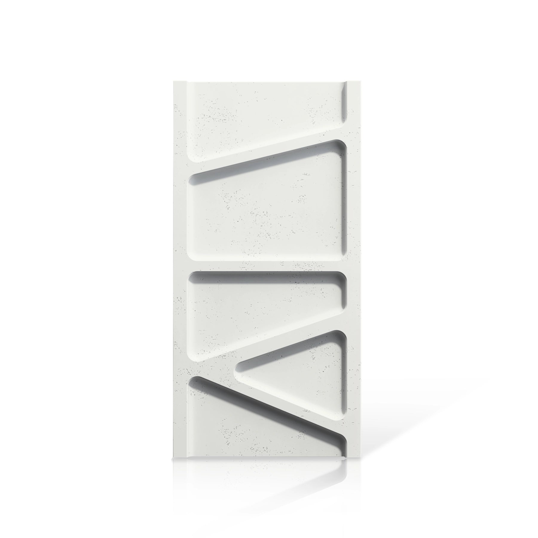 3D Concrete Wall Panels PARALELL colour swatch on white background DecorMania UK