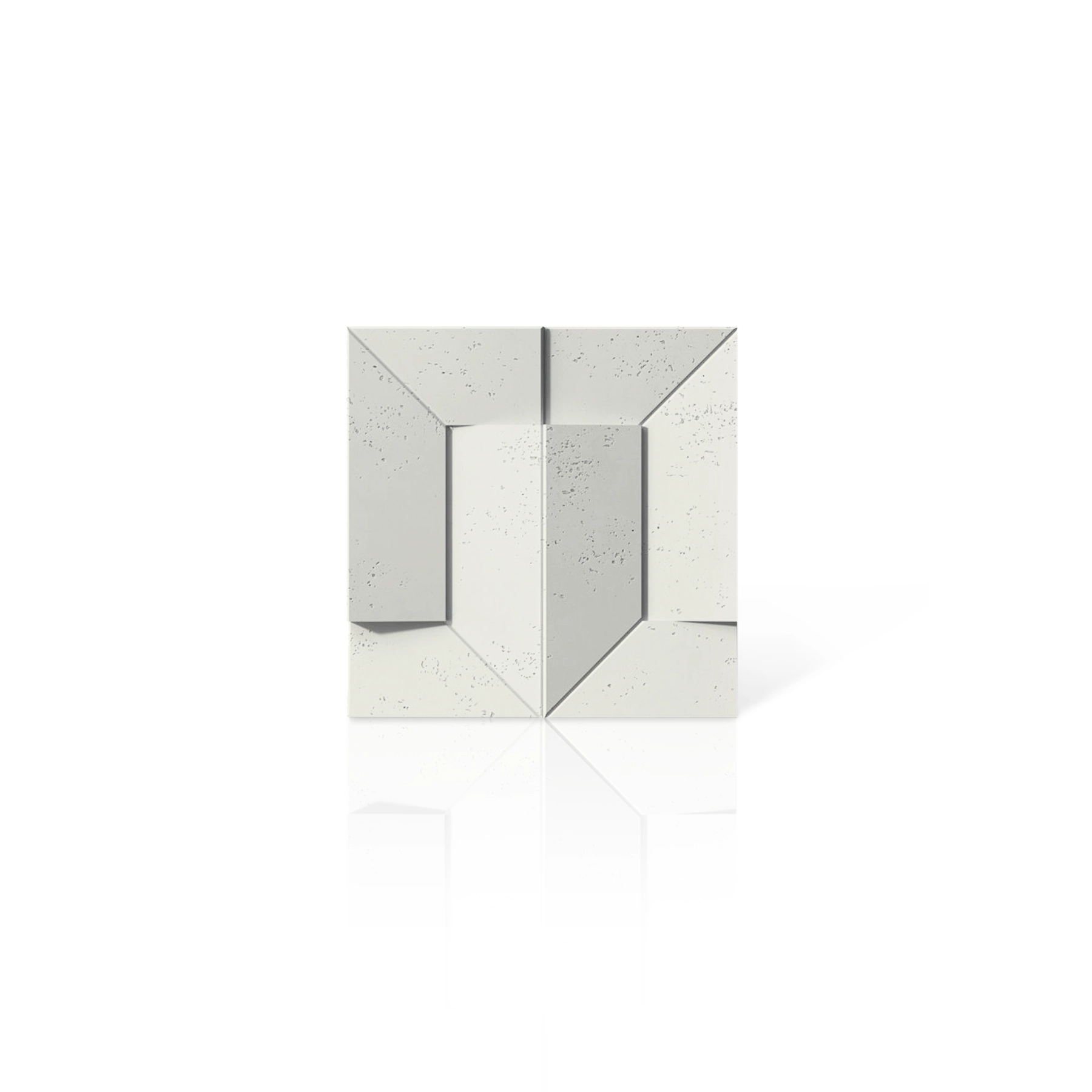 3D Concrete Wall Panels TRANSFORMER colour swatch on white background DecorMania UK