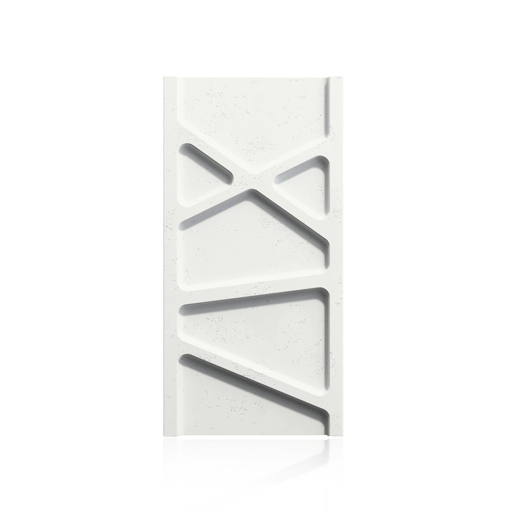 3D Concrete Wall Panels PARALELL colour swatch on white background DecorMania UK