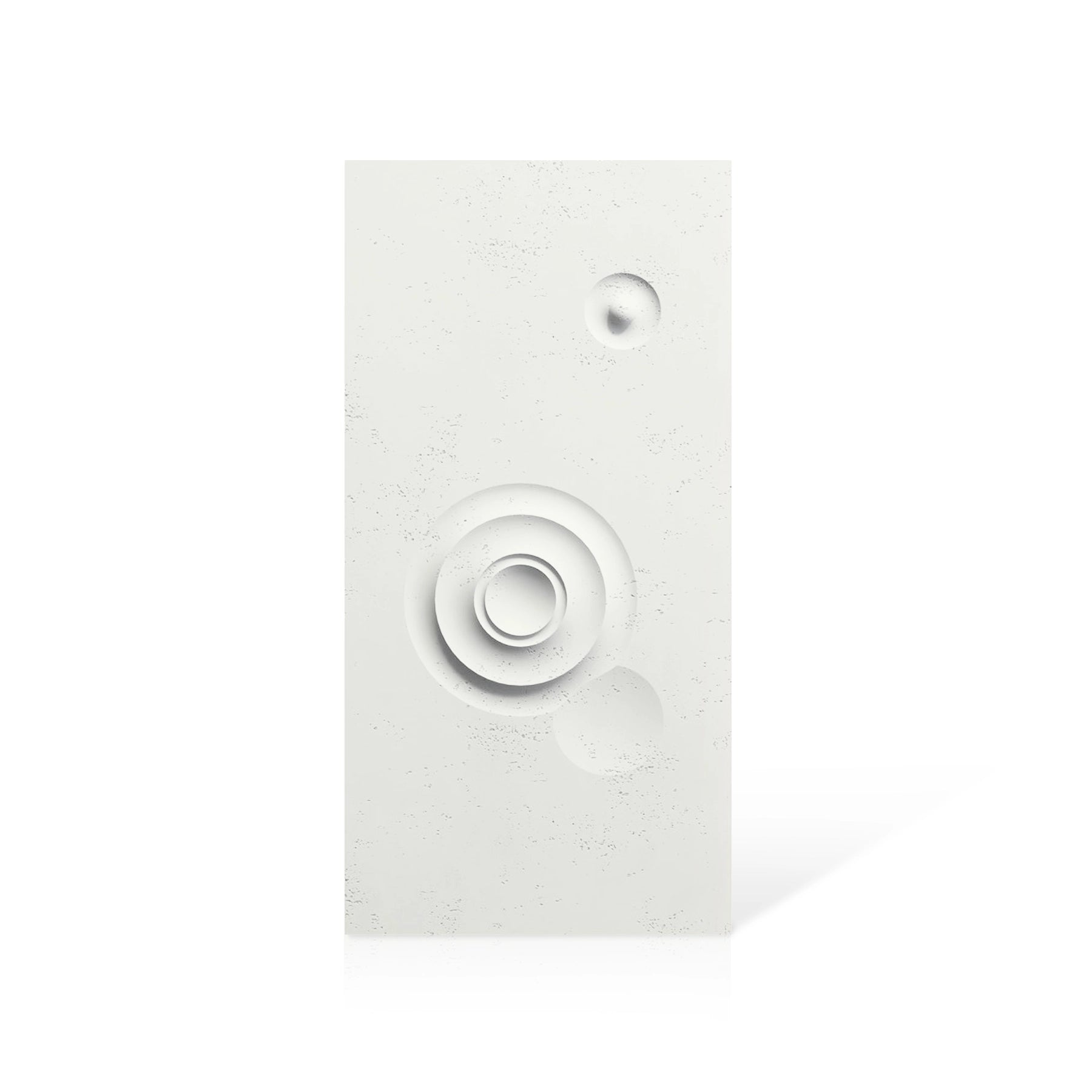 3D Concrete Wall Panels MOONS Models C&D colour swatch on white background DecorMania UK