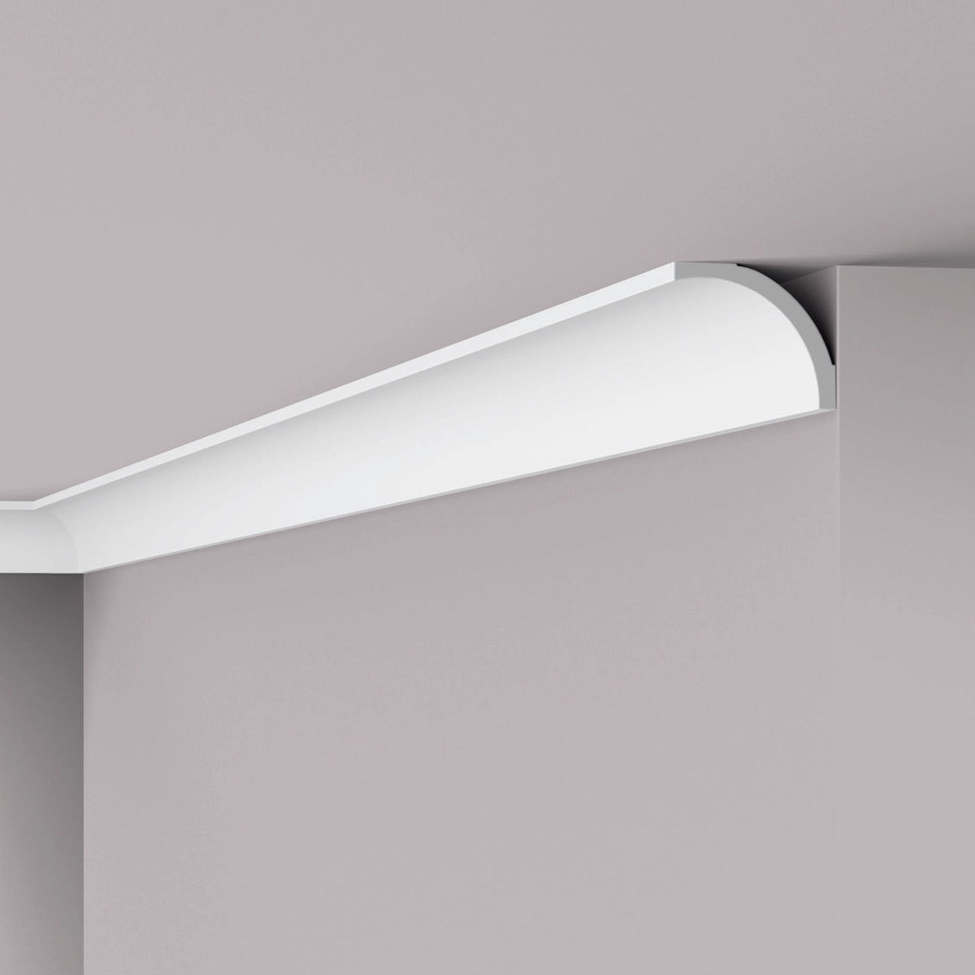 NOMASTYL® NMC 2m Ceiling Coving on plain wall and ceiling Decormania UK