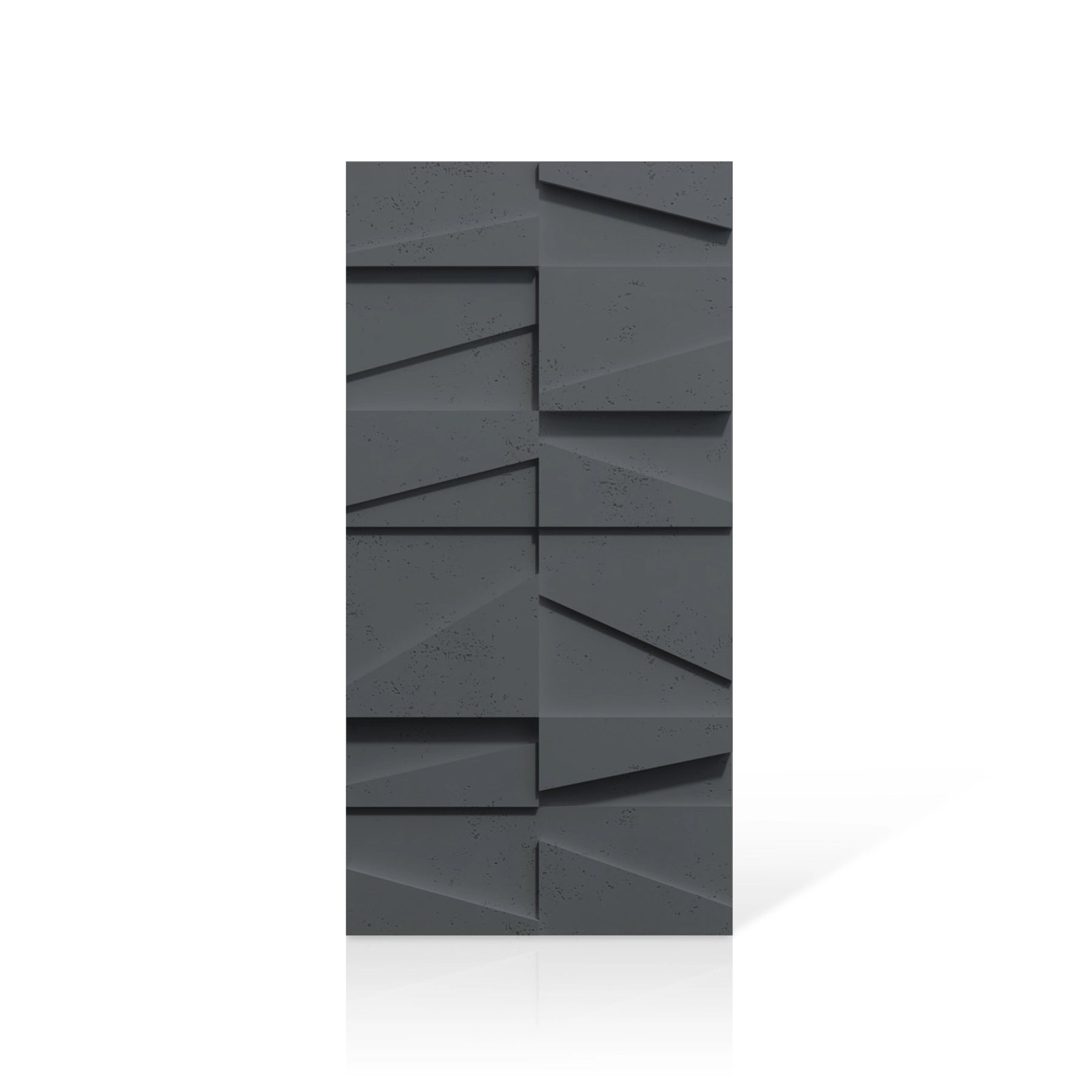 3D Concrete Wall Panels MULTI BOOKCASE colour swatch on white background DecorMania UK