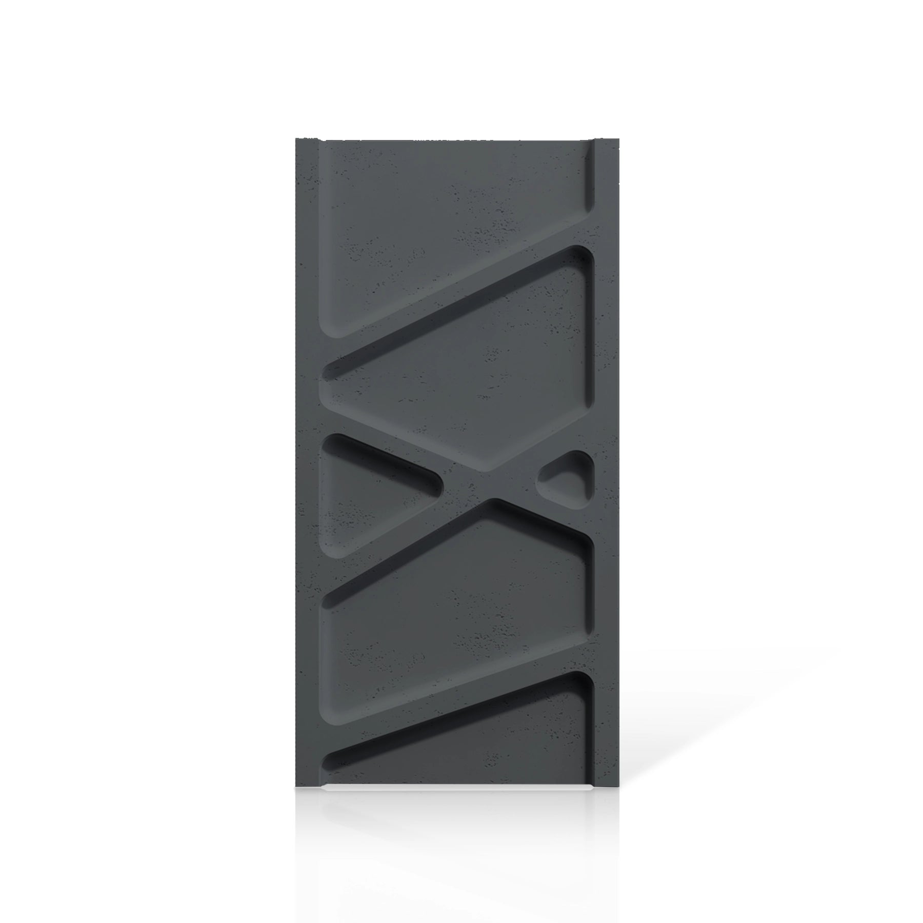 3D Concrete Wall Panels PARALELL colour swatch on white background DecorMania UK