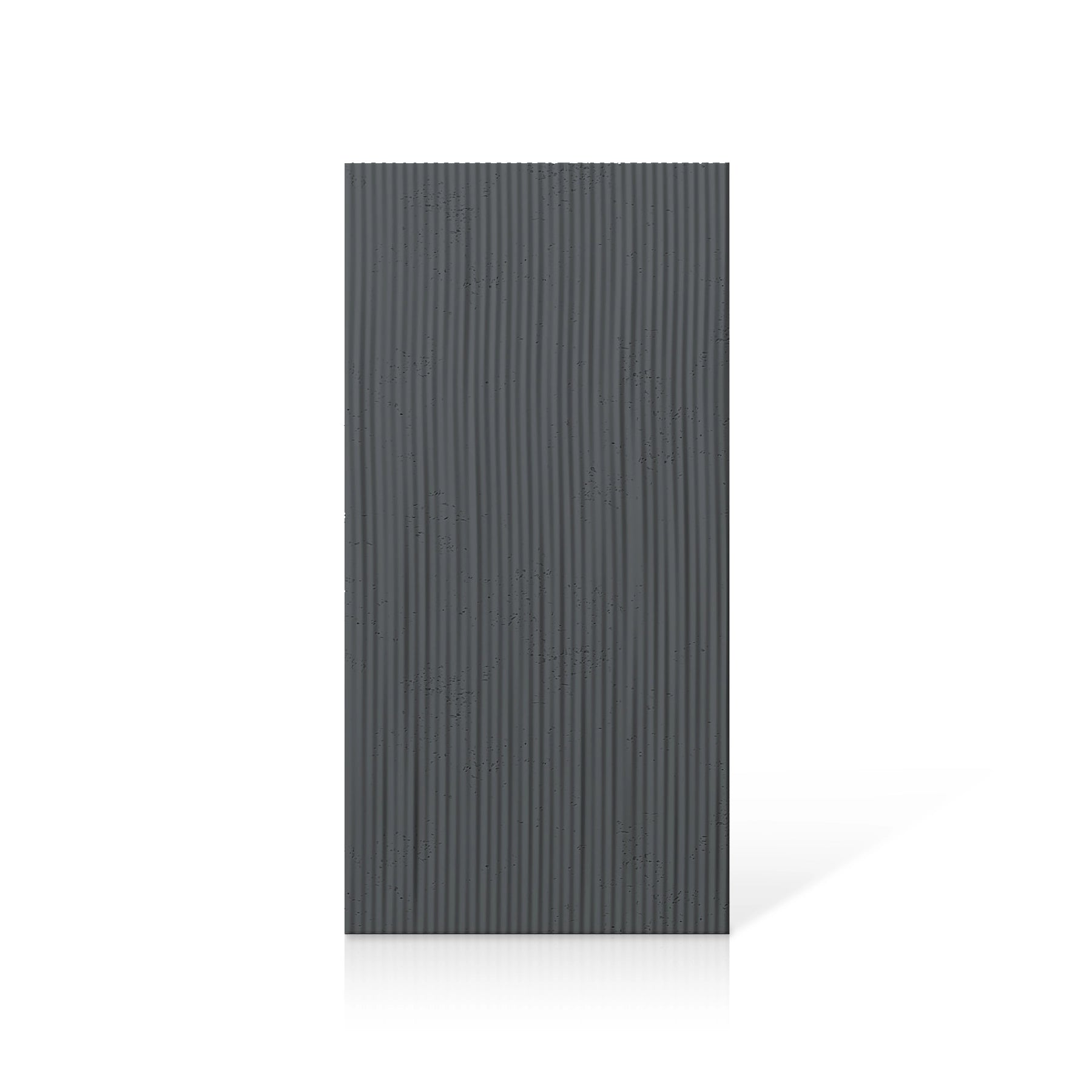 3D Concrete Wall Panels RIDGES colour swatch on white background DecorMania UK