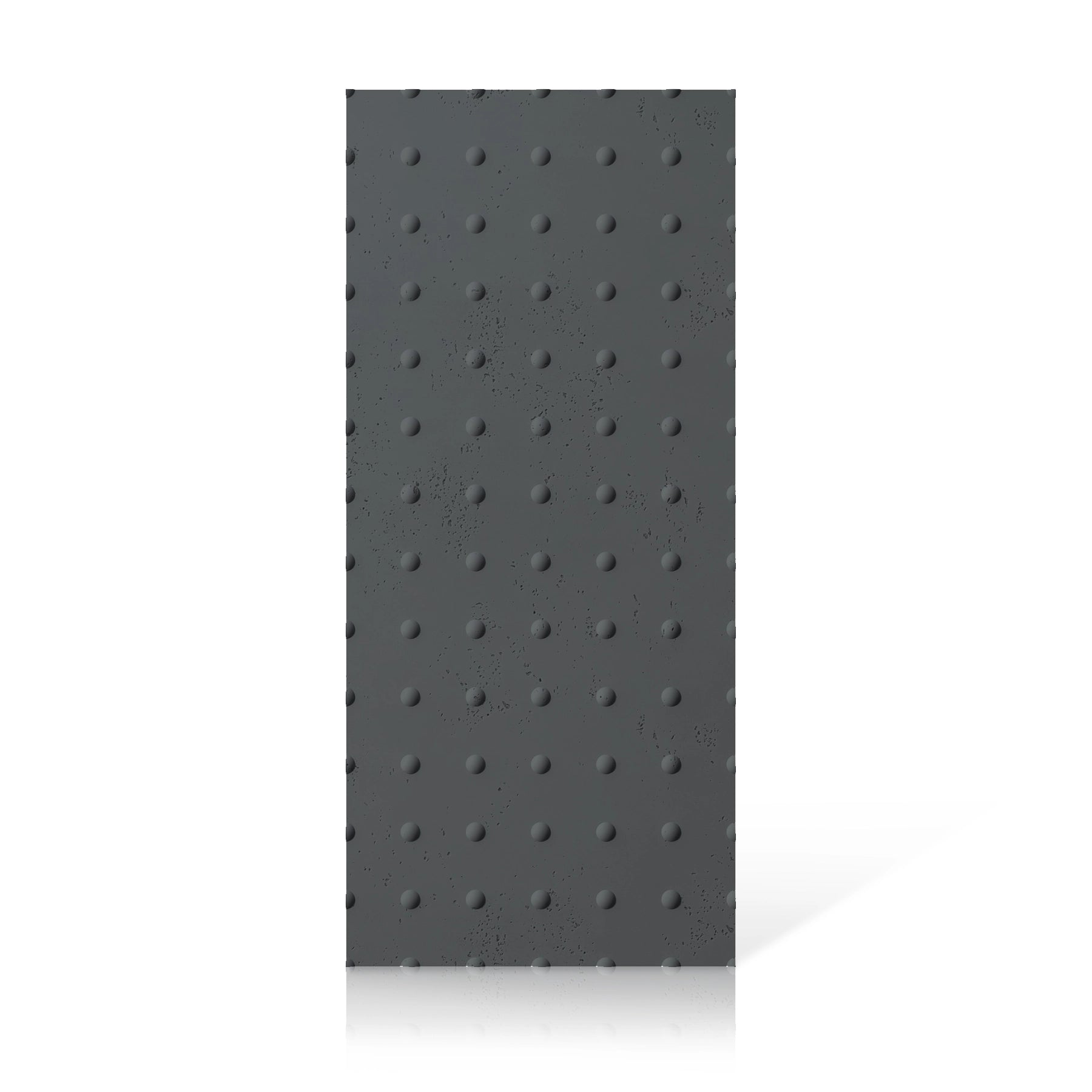 3D Concrete Wall Panels STEEL DOTS colour swatch on white background DecorMania UK