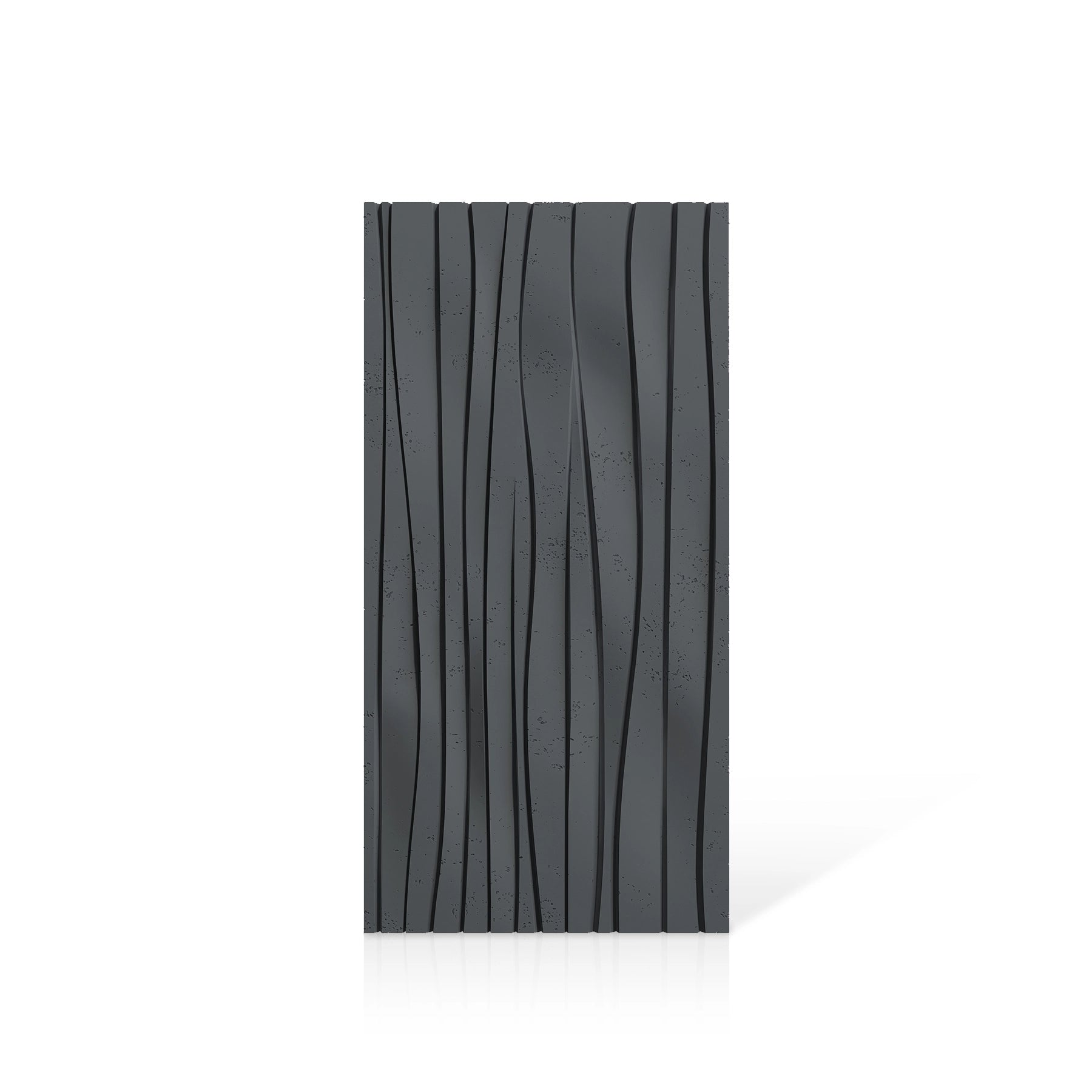 3D Concrete Wall Panels WAVES colour swatch on white background DecorMania UK