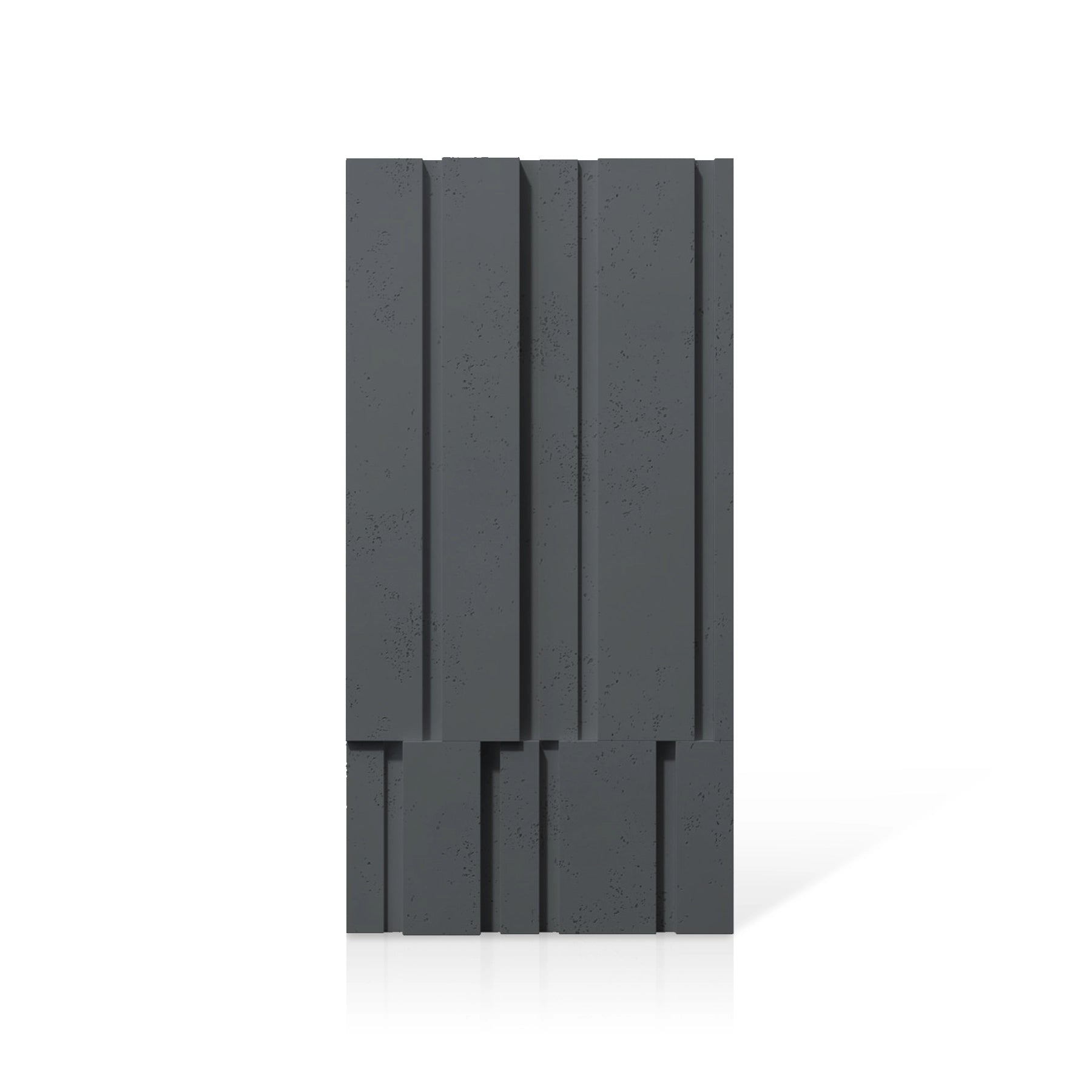 3D Concrete Wall Panels ROOFTOPS colour swatch on white background DecorMania UK