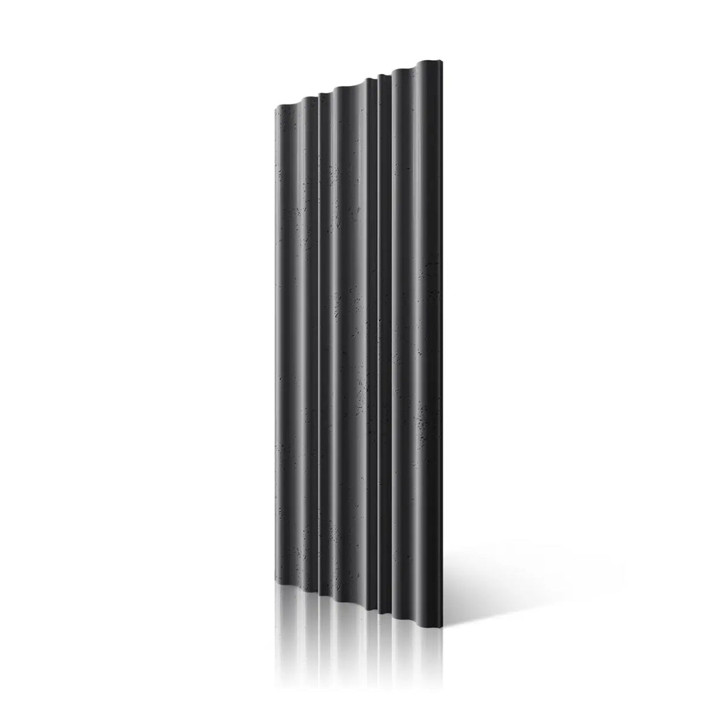 3D Concrete Wall Panels CURTAINS B15 colour on white background DecorMania UK