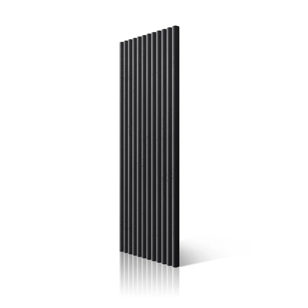3D Concrete Wall Panels TUBES B15 on white background DecorMania UK