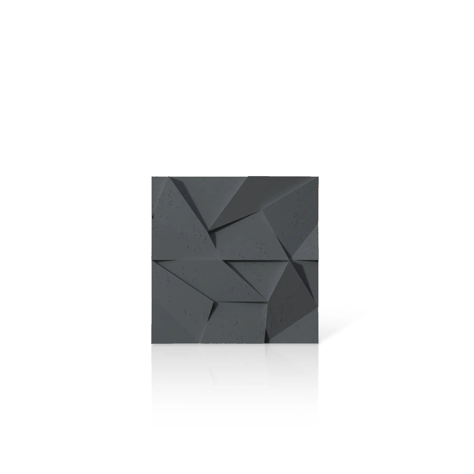 3D Concrete Wall Panels MULTICRYSTAL colour swatch on white background DecorMania UK