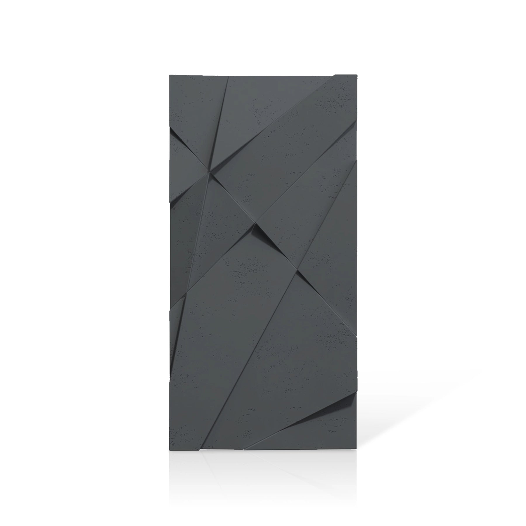 3D Concrete Wall Panels CRYSTAL colour swatch on white background DecorMania UK