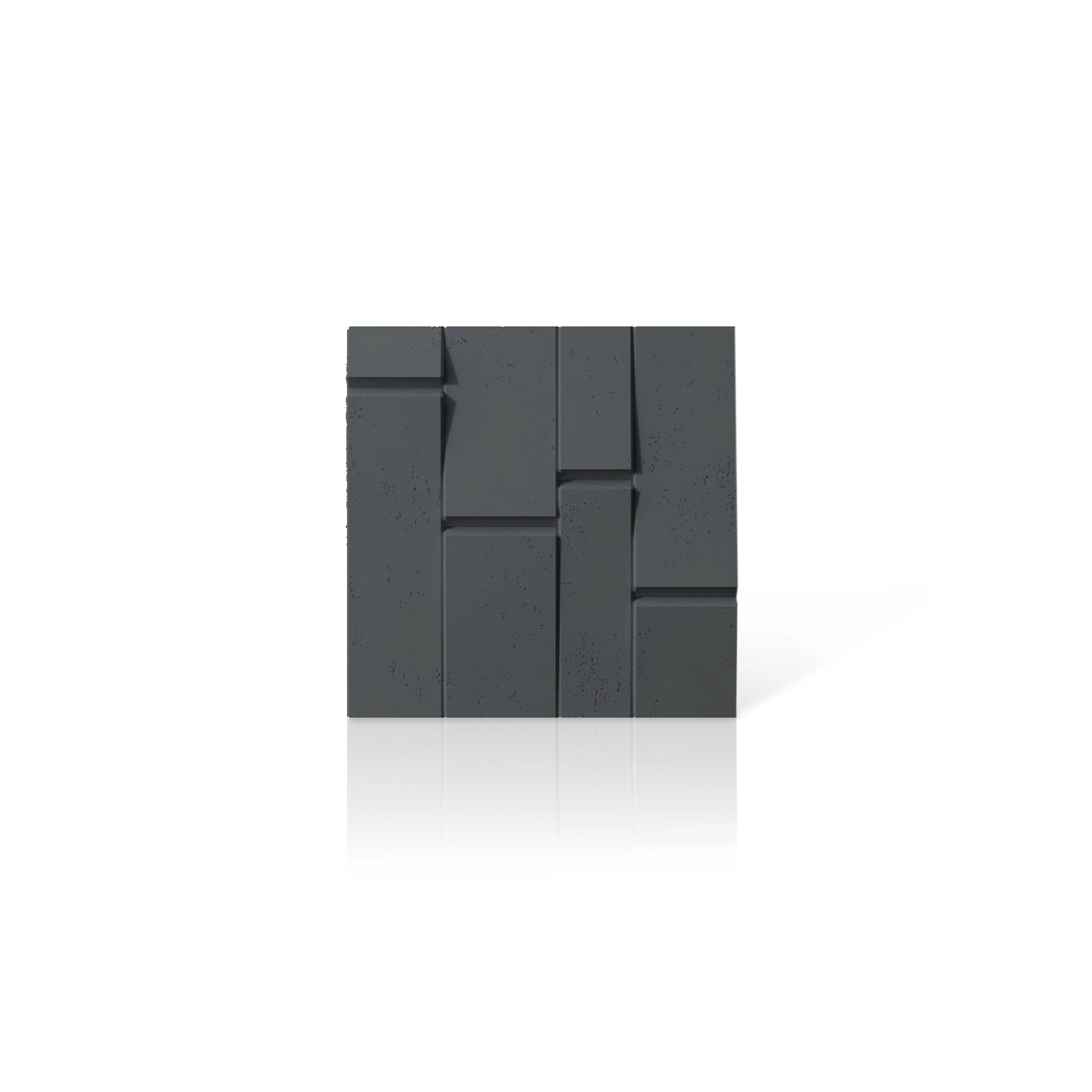 3D Concrete Wall Panels BREAK OUT colour swatch on white background DecorMania UK